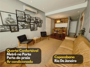 Quarto Exclusivo AR TV Metrô Praia Copacabana - Proprietário mora no local